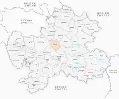 Lage von Gradnitz in Zwettl