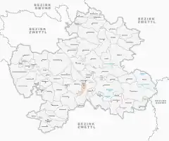 Lage von Koppenzeil in Zwettl