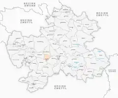 Lage von Syrafeld in Zwettl