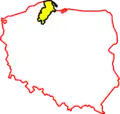 Lage der Kaschubei