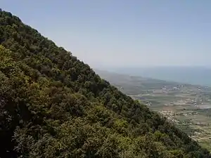 Küste des kaspischen Meeres ca. 10 km westlich von Chālūs