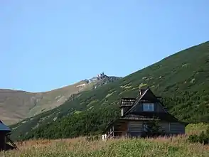 Kocioł Kasprowy von der Alm Hala Gąsienicowa