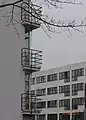 Detail: Eckbalkone am nördlichen Wohnflügel (2017)