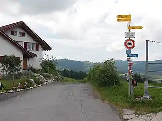 Passhöhe Chatzenstrick, von Einsiedeln kommend