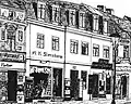 Das Geschäft am Markt im Jahr 1895