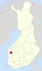 Lage von Kauhajoki in Finnland