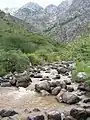 Gebirge bei Schymkent