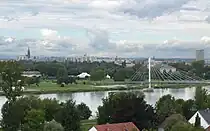 Blick vom Weißtannenturm auf das benachbarte Straßburg