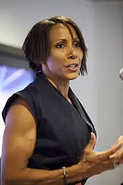 Kelly Holmes (hier im Jahr 2009), 2000 Olympiadritte und 1995 WM-Medaillengewinnerin über 800 und 1500 Meter, wurde Vizeweltmeisterin