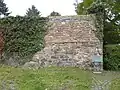 Erhaltener Mauerrest