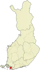 Lage von Kimitoön in Finnland