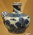 Iran, Steinzeug mit Unterglasurbemalung,Frühes 17. Jahrhundert,Royal Ontario Museum, Toronto