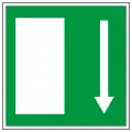 Rettungsweg – Notausgang