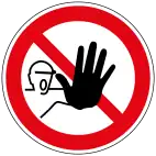 KennV Verbotszeichen ZutrittfürUnbefugte