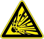 KennV Warnzeichen Explosions