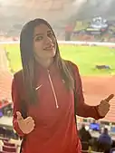 Kenza SosseRang acht in 1:06,76 min