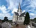 Die Kirche von Huldenberg