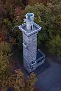 Luftaufnahme vom Turm