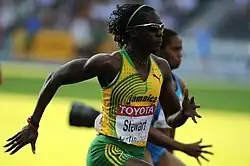 Kerron Stewart kam auf den fünften Platz