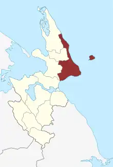 Lage des Viby Sogn in der Kerteminde Kommune