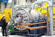 Kesselspeisepumpe im Kraftwerk Niederaußem