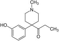 Strukturformel von Cetobemidon