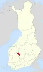 Lage von Keuruu in Finnland