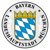 Zulassungsplakette des Kreisverwaltungs­re­fe­ra­tes