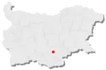 Karte von Bulgarien, Position von Topolowgrad hervorgehoben
