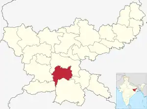 Lagekarte des Distrikts