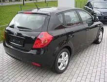 Heckansicht des Kia cee’d