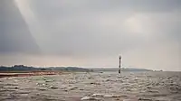 Leuchtturm Kiipsaare, fotografiert von der Spitze des Kiipsaare Nukk, 2023