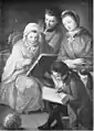 Oesers Kinder. Gemälde Oesers von 1766