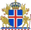 Wappen des Königreichs Island 1918 bis 1944