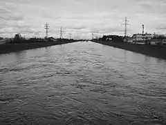 … und in Offenburg, bei Hochwasser