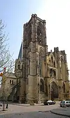 Fassade, Nordseite der Kirche Mariä Himmelfahrt (Notre-Dame de l’Assomption)