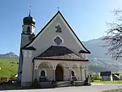 Nordwestseite mit Vorzeichen