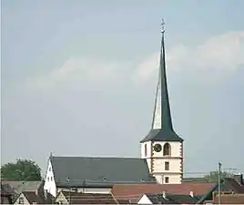 Die Kirche in Baldersheim