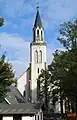Turm der Kirche