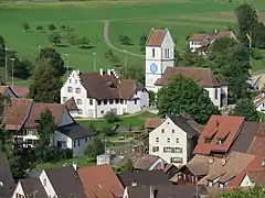 Kirche und Pfarrhaus