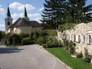 Blick auf Europabrunnen