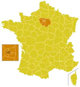 Karte der Kirchenprovinz