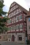 Das „Vogteigebäude“ visavis der Stadtkirche (15. Jh.)