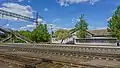 Bahnhof Faljonki: Gleise und Bahnsteig