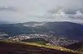 Gesamtansicht der Stadt von Osten