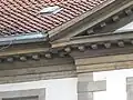 Zahnschnitt am Accouchierhaus Göttingen, erbaut 1785–1791