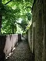Eine der engsten Straßen Hildesheims: Kleine Steuer.