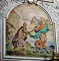 Die Befreiung des Apostels Petrus aus dem Gefängnis, Fresko von S. Lobisser