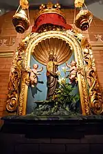 schwarze Madonna am Hochaltar