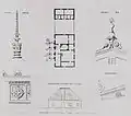 Matrosenhaus, Grundriss und Details (Persius, um 1840)